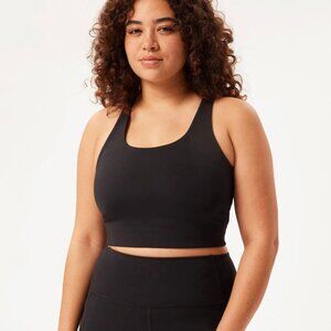 Girlfriend Collective Paloma Racerback Sports Bra XS Black